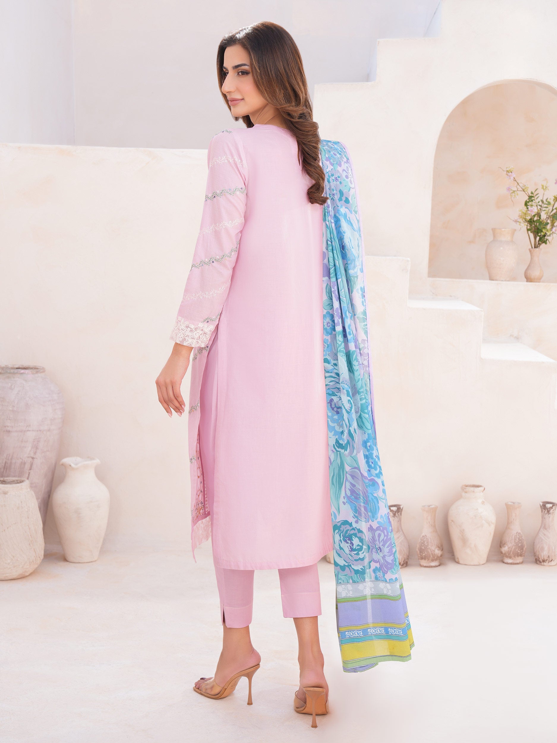 3 Piece Lawn Suit-Embroidered (Unstitched)