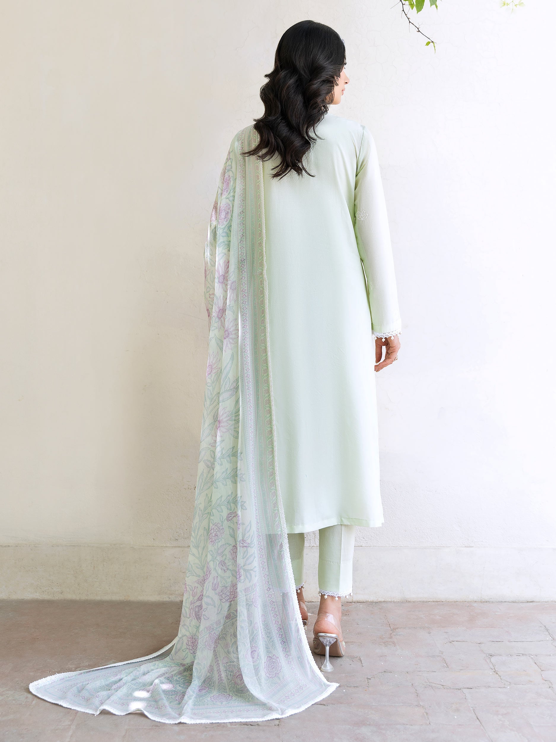 3 Piece Lawn Suit-Embroidered (Unstitched)
