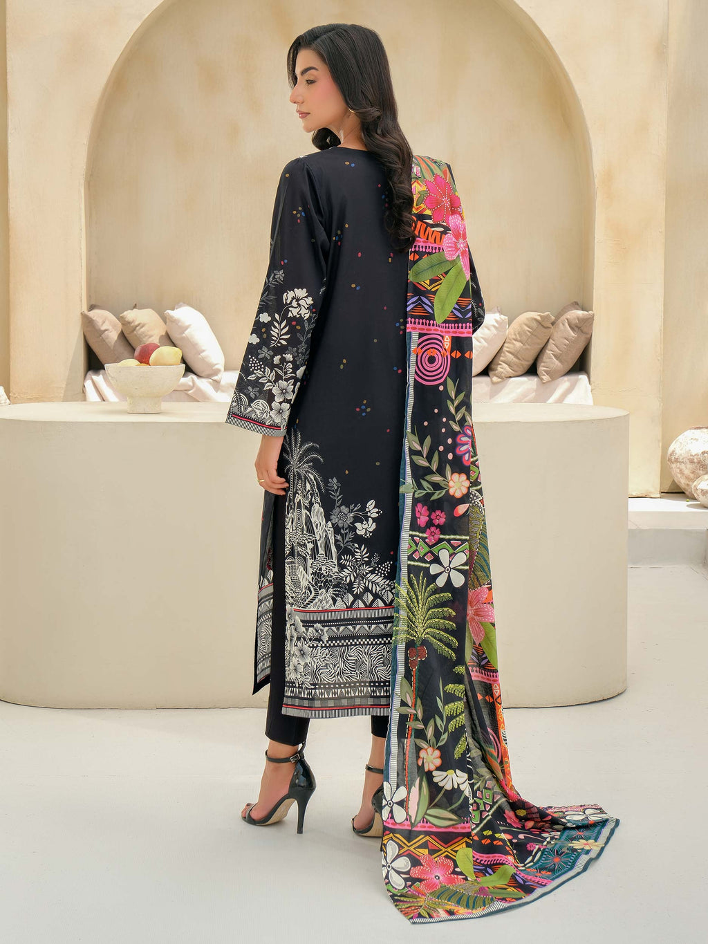 3 Piece Lawn Suit-Embroidered (Unstitched)