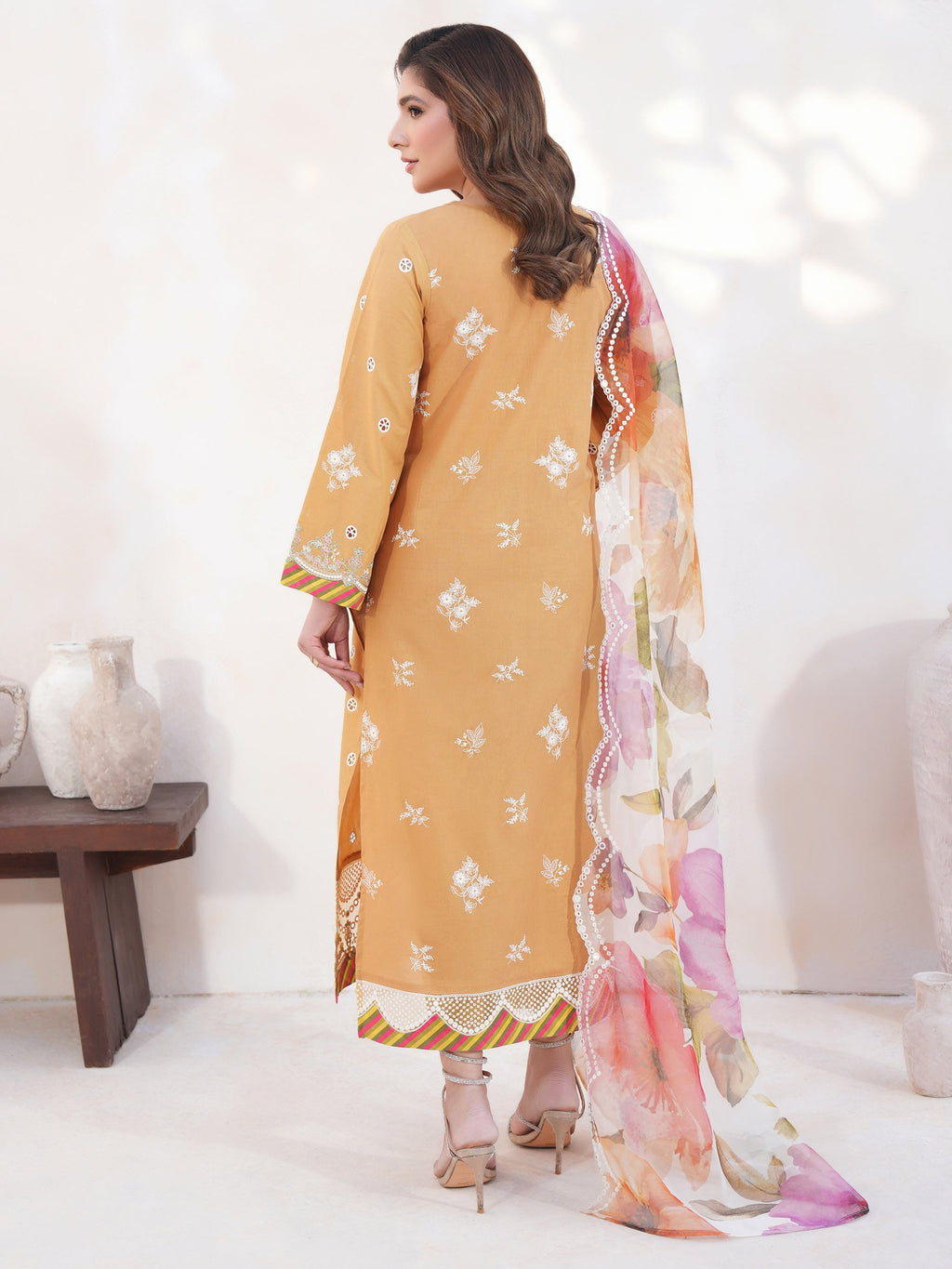 3 Piece Lawn Suit-Embroidered (Unstitched)