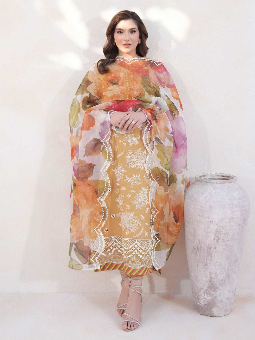 3 Piece Lawn Suit-Embroidered (Unstitched)