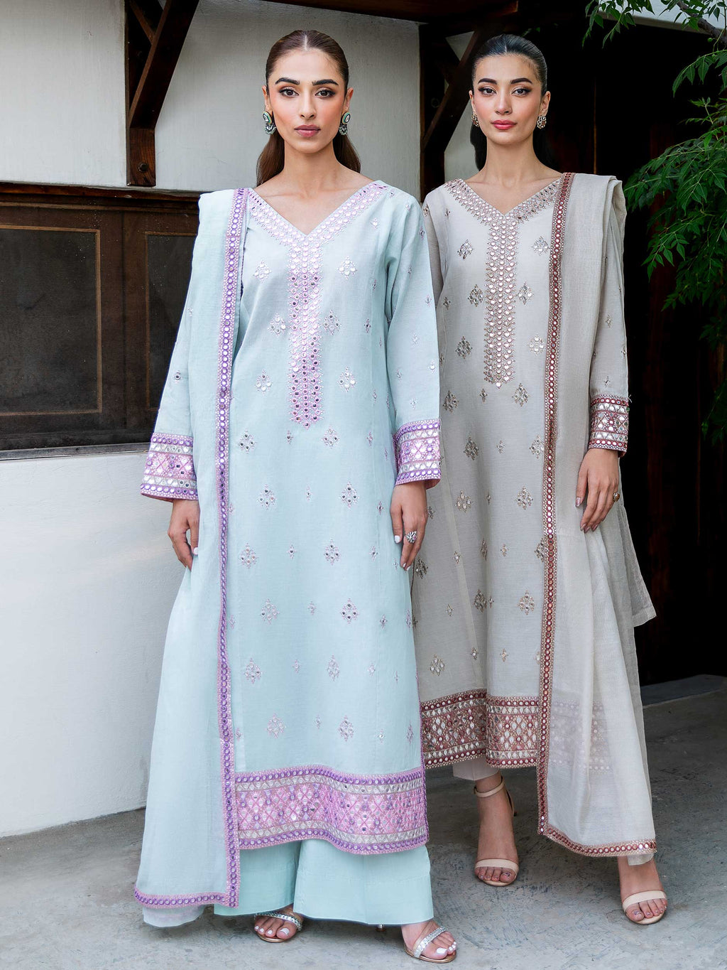 3 Piece Lawn Suit-Embroidered (Unstitched)