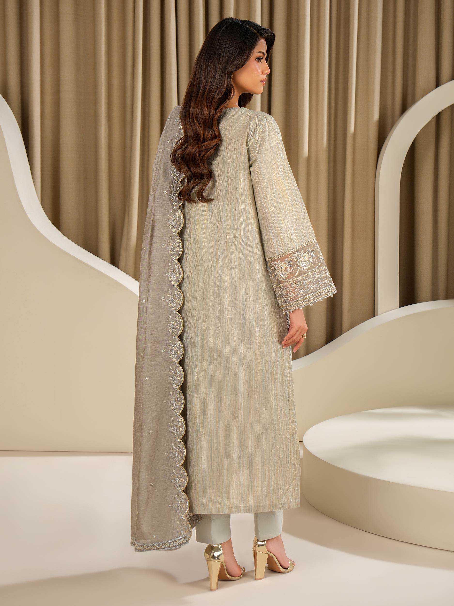 3 Piece Missouri Suit-Embroidered (Unstitched)