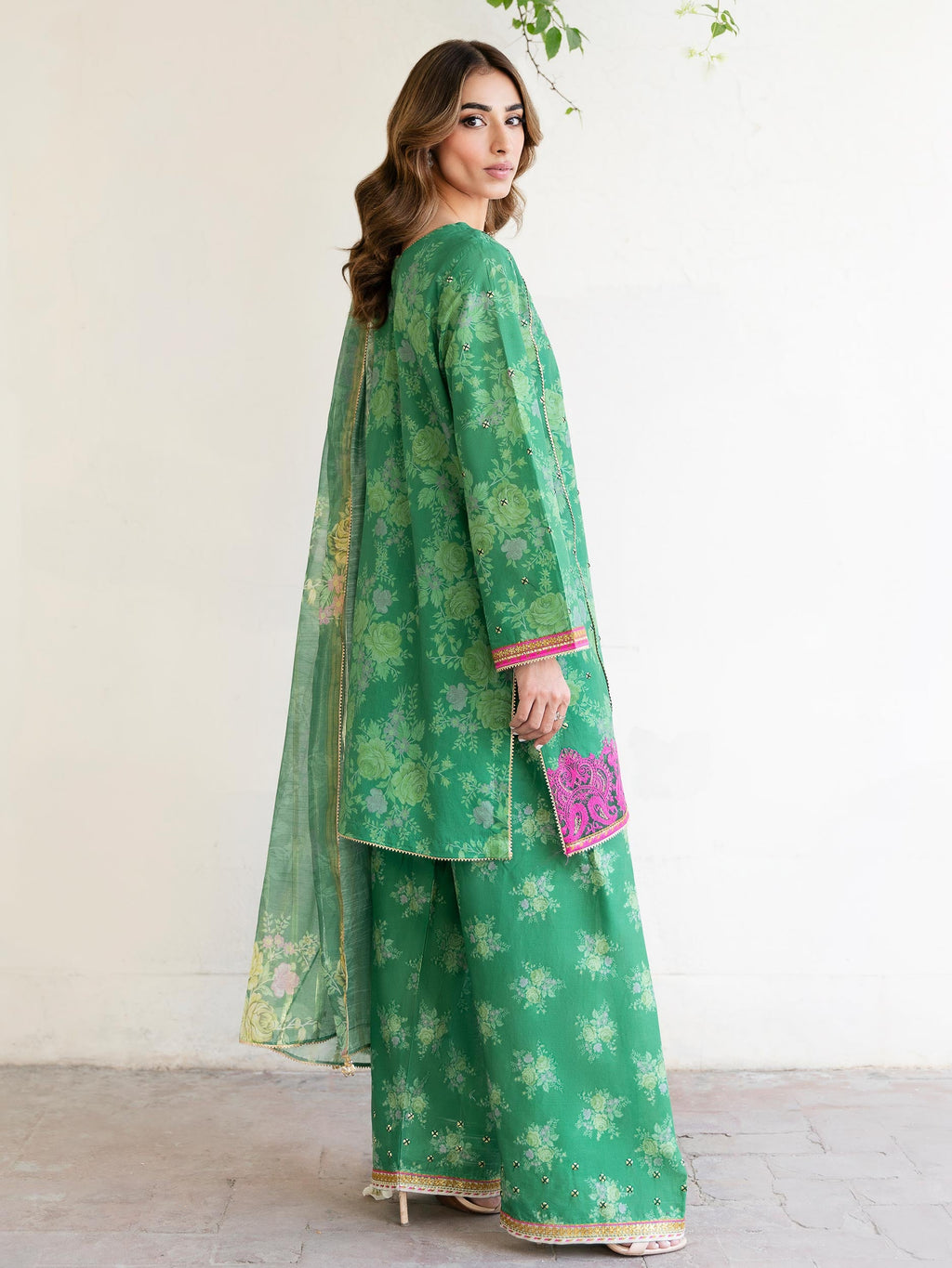 3 Piece Lawn Suit-Embroidered (Unstitched)