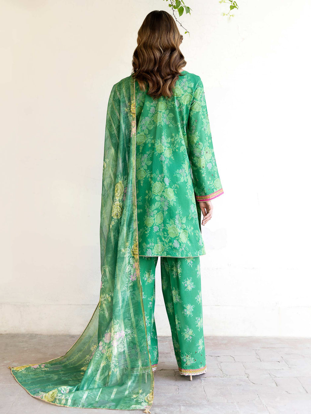 3 Piece Lawn Suit-Embroidered (Unstitched)