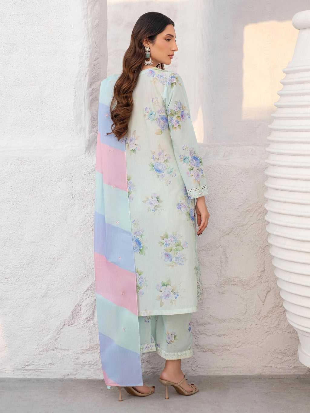 3 Piece Lawn Suit-Embroidered (Unstitched)