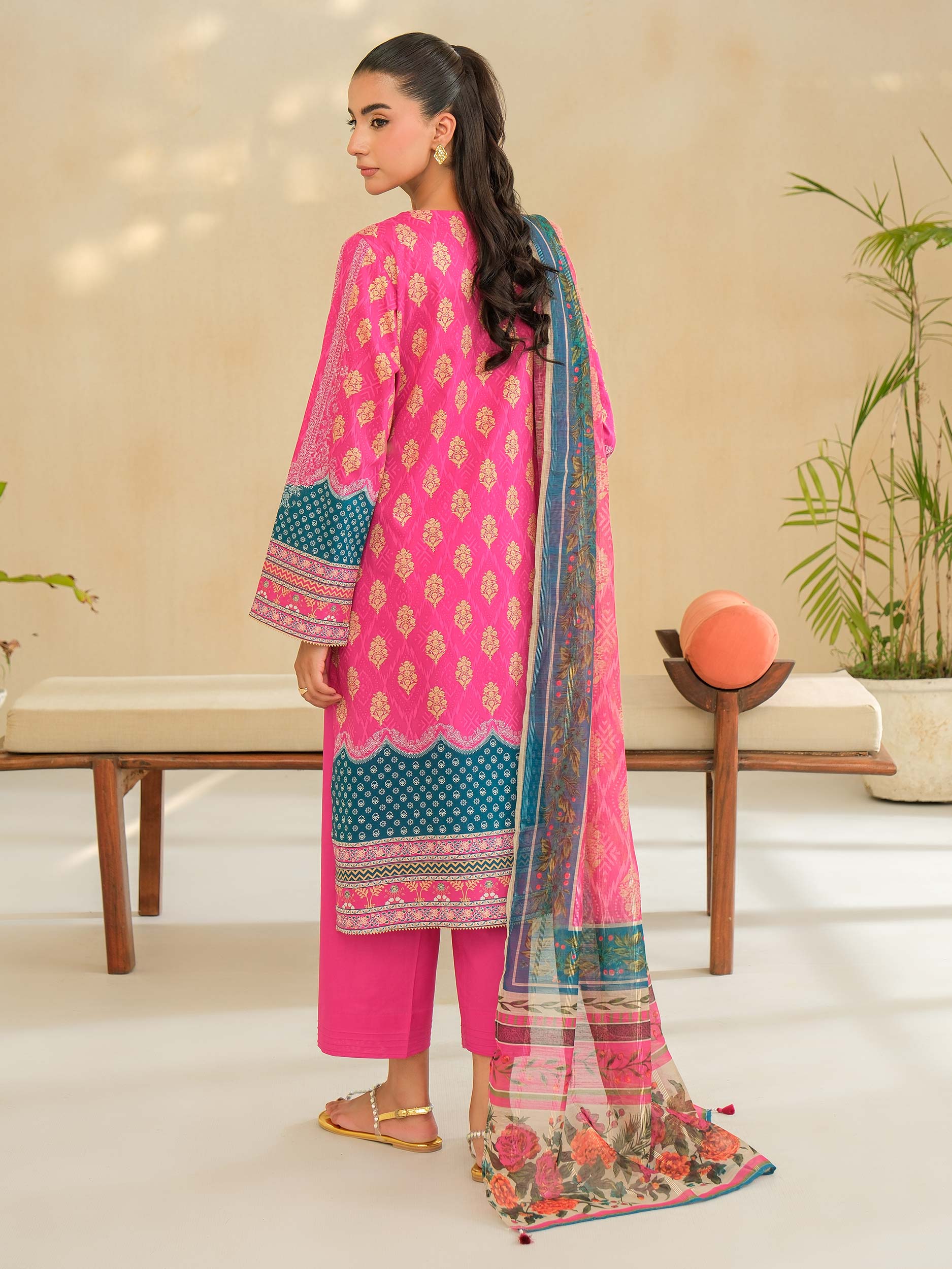 3 Piece Lawn Suit-Embroidered (Unstitched)