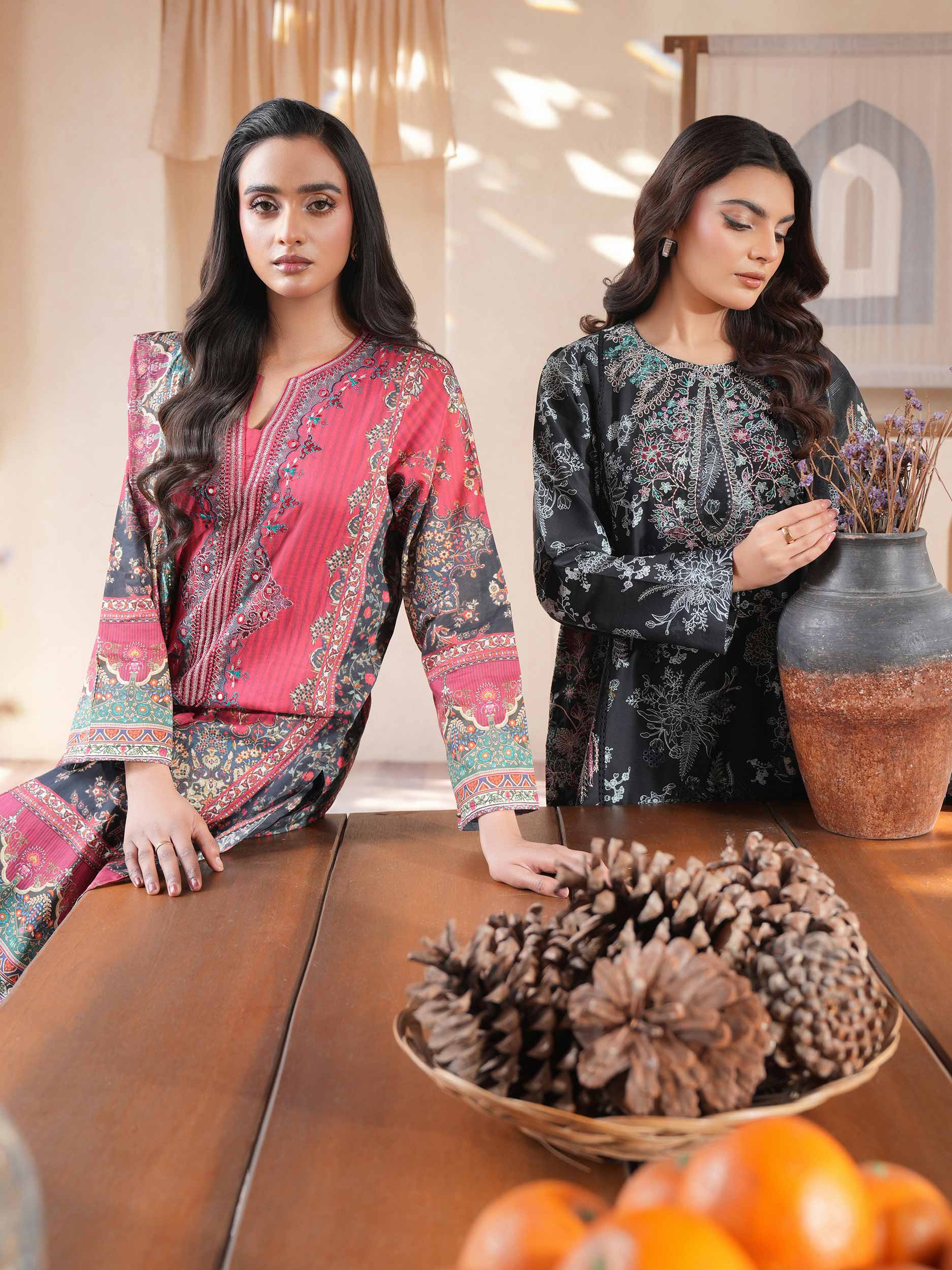 3 Piece Lawn Suit-Embroidered (Unstitched)