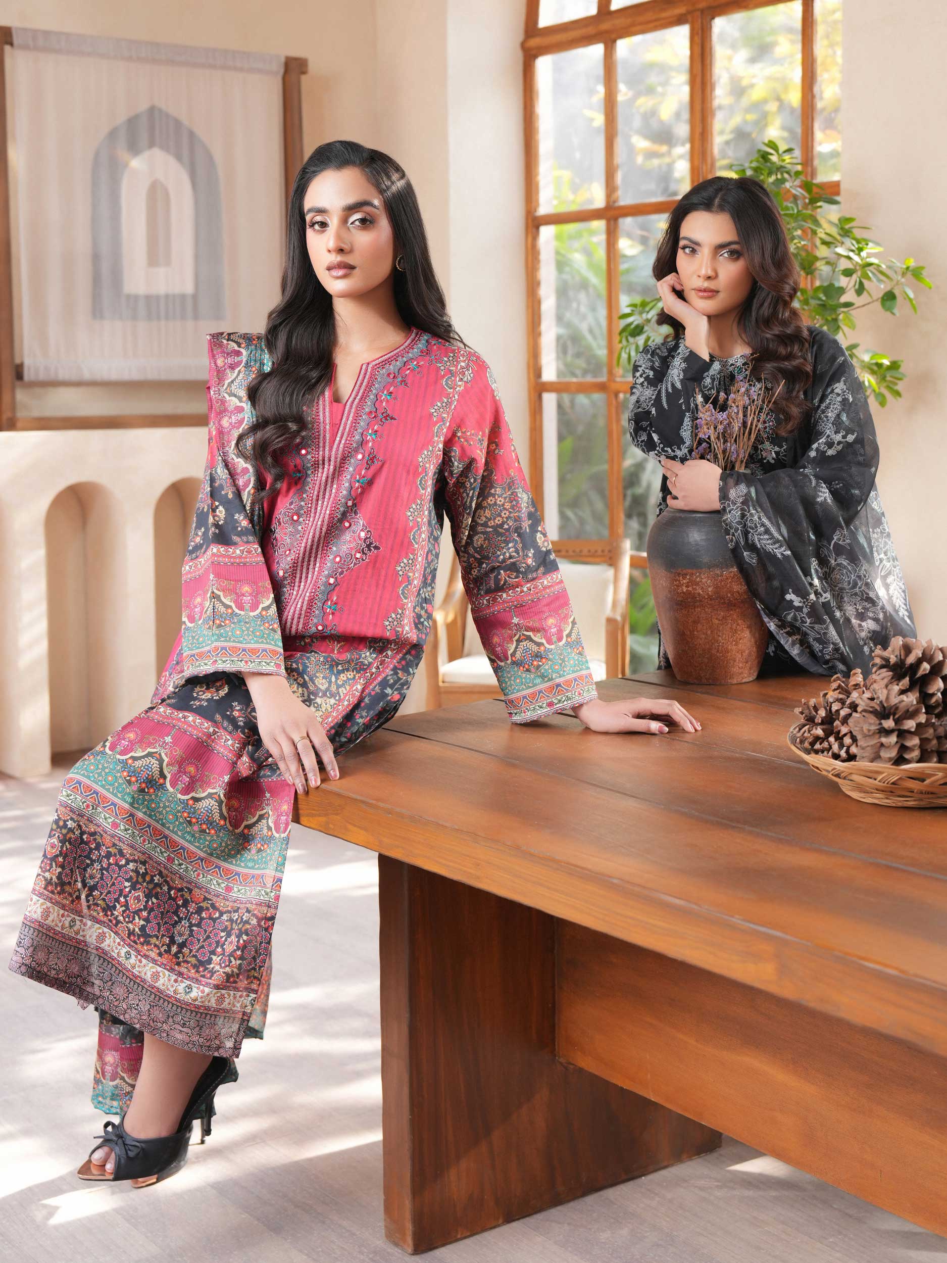 3 Piece Lawn Suit-Embroidered (Unstitched)