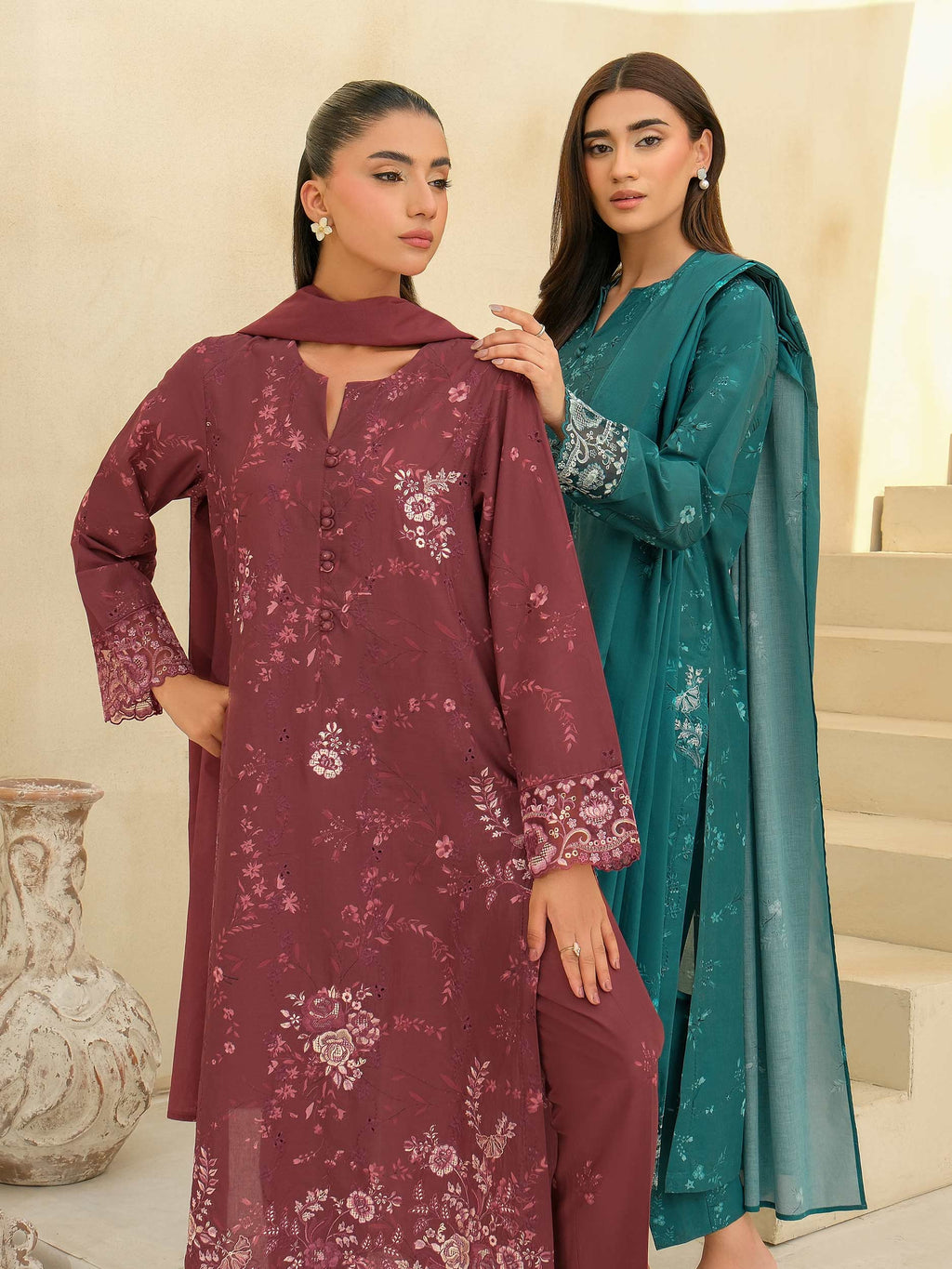 3 Piece Lawn Suit-Embroidered (Unstitched)